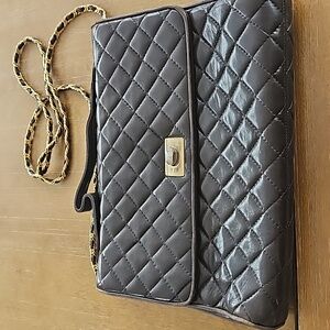 VINTAGE JAY HERBERT QUILTED LEATHER SHOULDER BAG